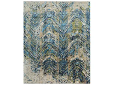 TATTVAM VIBE SRB-9002 Classic Gray/Navy - Rectangular handmade rug _ Jaipur Rugs